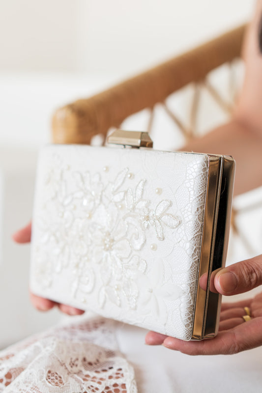 bridal bag with rhinestones personalized stylish design