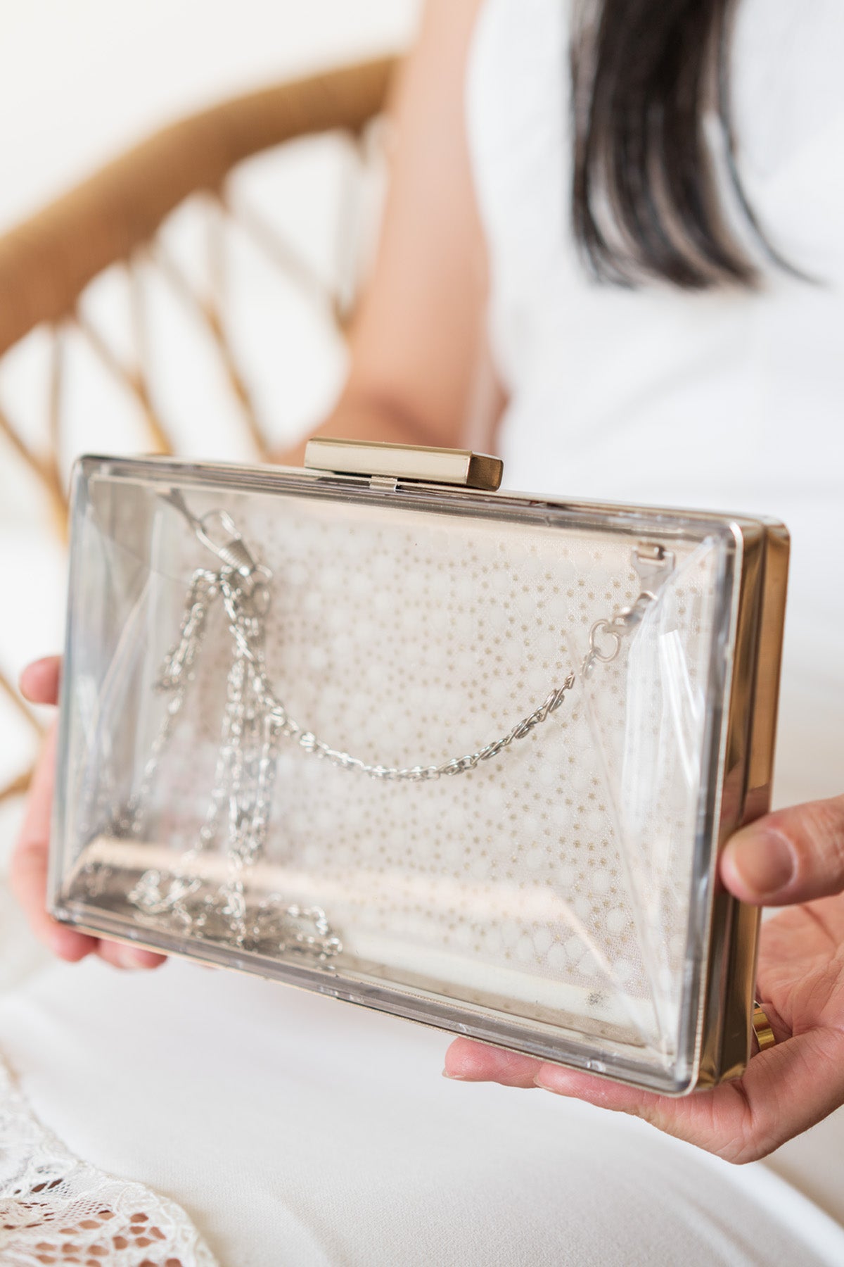 bridal bag with rhinestones personalized stylish design